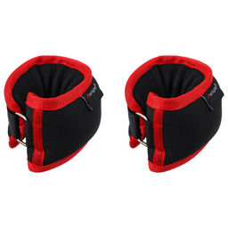 Утяжелители на запястье ONLYTOP, 2 шт. × 300 г, цвет красный
