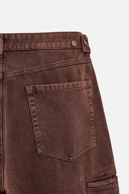 CARPENTER DENIM TROUSERS - Zara фото 9