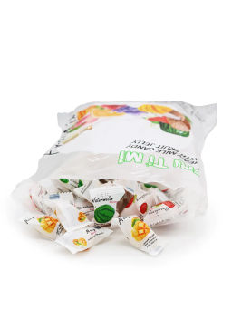 Молочные ириски с желейной начинкой ФРУКТОВЫЙ МИКС FRU TI MI, 320 гр