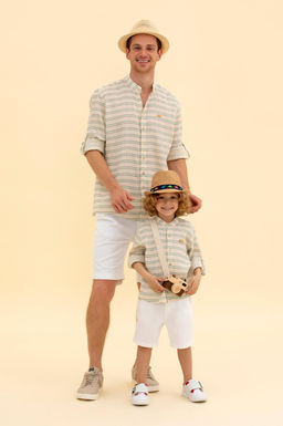 U. S. Polo Assn / Мужская зеленая рубашка с длинным рукавом - U.s. polo assn фото 15