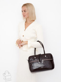 Сумка женская  51166SL coffee Velina Fabbaino-Safenta в Новосибирске