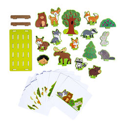 Игра развивающая из дерева 3D Что за чем? Кто живет в лесу - Десятое королевство фото 7