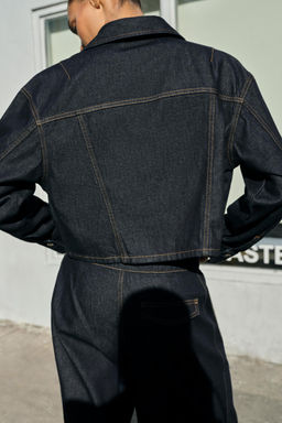 Z1975 DENIM SHIRT WITH FLAPS - Zara фото 5