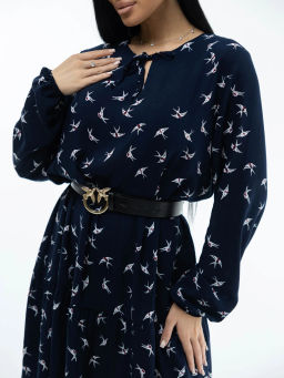 Платье женское, цвет темно-синий