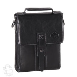 Сумка мужская кожаная кожаный 28813-1Z black  Zinimxs
