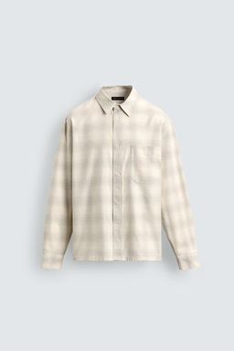 CHECK SHIRT WITH POCKET - Zara фото 7