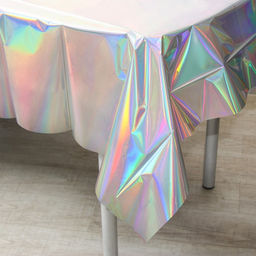 Скатерть одноразовая «Голография», 137×274 см