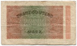 20000 марок 1923 года Германия