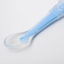 Ложка силиконовая детская Жирафик, цвет голубой - Крошка я фото 7