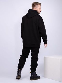 Костюм Грей черный, футер начес - Малина фото 13