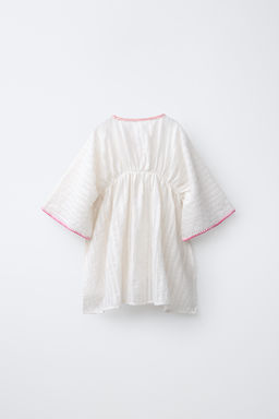 KAFT?N BRILLOS CONTRASTE / Crudo