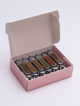 Цена за 12 шт. Кусачки книпсер маникюрные, с пилкой, 5 см, в коробке, МИКС - Qf фото 2