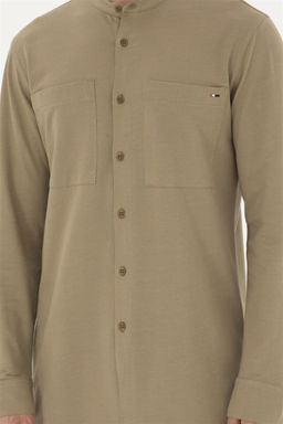 Мужской вязаный кардиган цвета хаки - U.s. polo assn фото 6