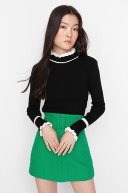 TRENDYOLMILLA Tas Renk Bloklu Triko Kazak TWOAW22KZ1250