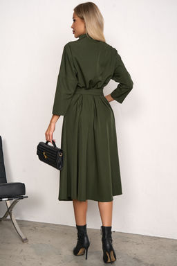 Платье Турин (оливковый) Р11-1222/6 - Николь фото 8