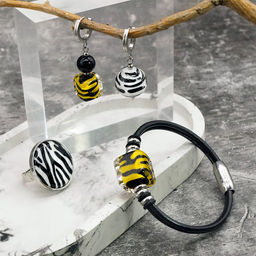 Серьги из муранского стекла SAFARI LS3450 - Vloes фото 16