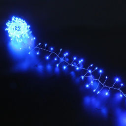 Гирлянда для дома 5,0 м 350 ламп LED "Мишура", IP-40, Синий