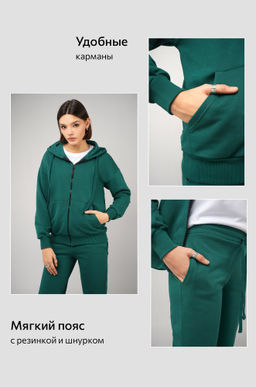 Женский спортивный костюм из футера трехнитки Happyfox