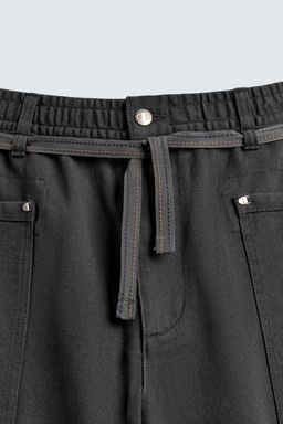 CHAMPION ® X ZARA DRAWSTRING CARGO TROUSERS  фото 9