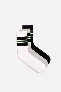 PACK OF 3 STRIPED SOCKS - Zara фото 2