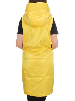 M006 YELLOW Жилет женский демисезонный (100 гр. синтепон) - Фабричный китай фото 5