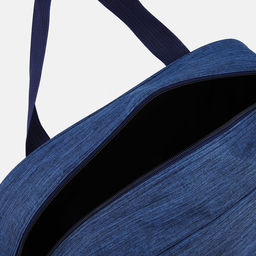 Сумка дорожная на молнии, наружный карман, длинный ремень, цвет синий - Simaland фото 4