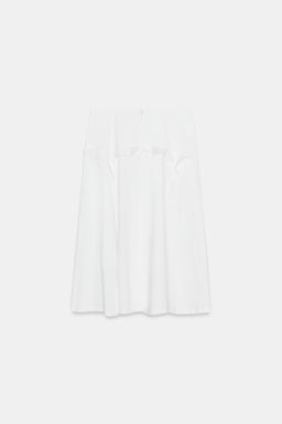 FALDA COMBINADA VOLANTES / Blanco - Zara фото 4