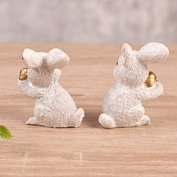 Фигурка Кролик 2,5 см набор 2 штуки / KXY7220-1 /уп 144/Пасха - ГалеонТрейд фото 4