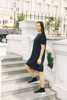 Платье-футболка 95% ХЛОПОК - Knitka wear фото 3