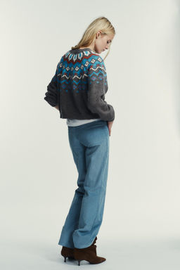 JACQUARD KNIT JUMPER - Zara фото 4