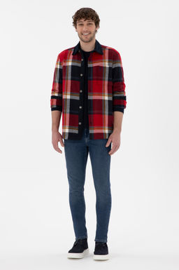 Мужская красная рубашка с длинным рукавом 1 бесплатно для 1 зоны в рубашках - U.s. polo assn фото 4