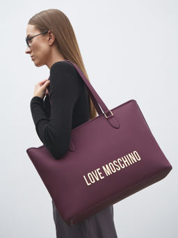 Женский тоут LOVE MOSCHINO BOLD LOVE Артикул 4560968, винный  фото 5