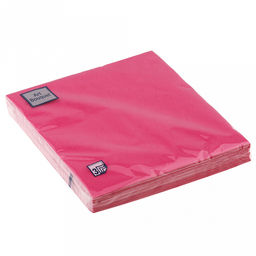 Салфетки бумажные "Art Bouquet" 33х33см, 3-х слойные, 16 штук в упаковке, 100% целлюлоза, " Барокко. Малиновый" (Россия)