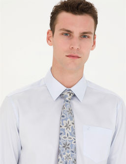 A__k Mavi Regular Fit Uzun Kollu Basic G_mlek