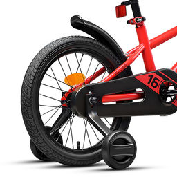 Велосипед 16" Rocket Gloss, цвет красный