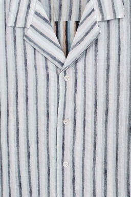 CAMISA DE RAYAS DE MANGA CORTA - H&m фото 7