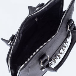 Сумка женская TEXTURA, тоут, средний размер, цвет чёрный  фото 3