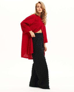 Брюки с бантиками из сеточки