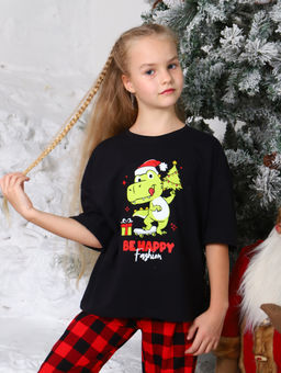 ДК014 Домашний костюм Динго (чёрный) - Милаша фото 5