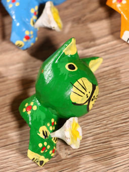 Сувенир интерьерный «Кошечки», набор 5 шт., дерево