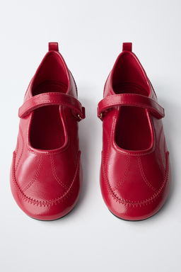 BAILARINA DEPORTIVA ACHAROLADA / Rojo - Zara фото 4