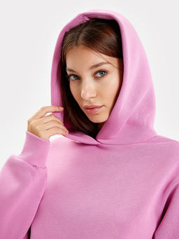 Комплект женский (худи, брюки) в розовом оттенке фрезия 372503 - Mark formelle фото 4