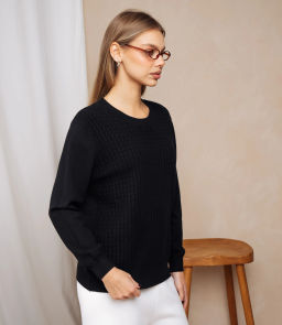 Джемпер #КТ24069, чёрный - Dommod фото 2