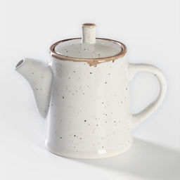 Чайник заварочный Хорекс Punto bianca, 500 мл, h=14.5 см, фарфор, белый