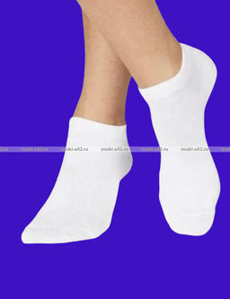 Цена за 12 пар. Следки женские ХЛОПОК БЕЛЫЕ