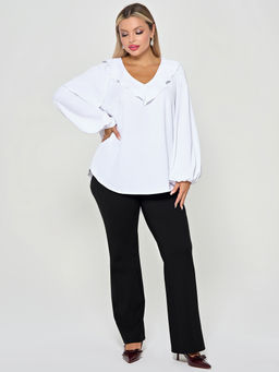 Блузка 0059-26 белый