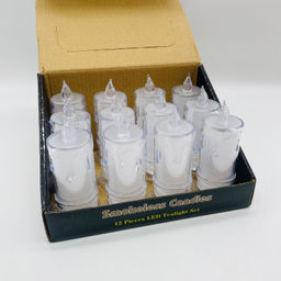 Новогодний декор Ночник - Свеча средняя 11 см (12 шт в уп) - Ип лебедев о.ю фото 2