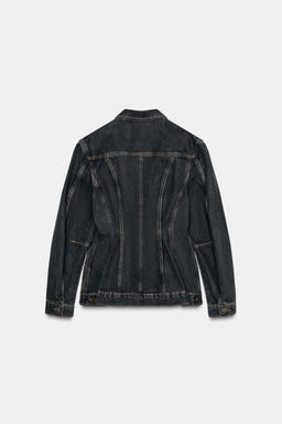 ZW COLLECTION FITTED DENIM JACKET - Zara фото 7