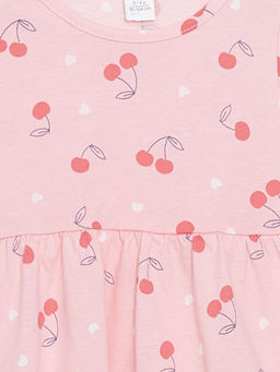 ?ilek Bask?l? K?z Bebek Elbise