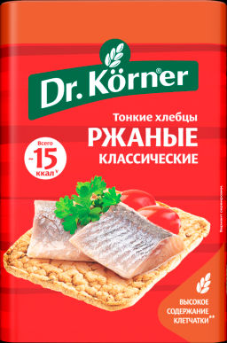 Хлебцы хрустящие «Ржаные классические» 0,1